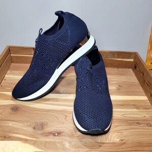 Carvela Navy Blue Tennis Shoes